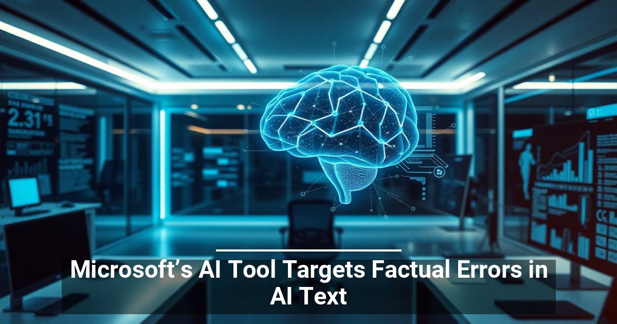 Microsoft’s AI Tool Targets Factual Errors in AI Text